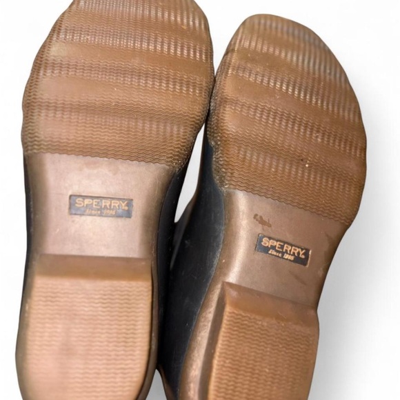 Sperry Navy Blue and Tan Waterproof Boots - Picture 5 of 6